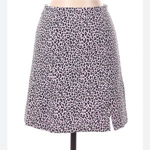 Top shop leopard pink casual skirt